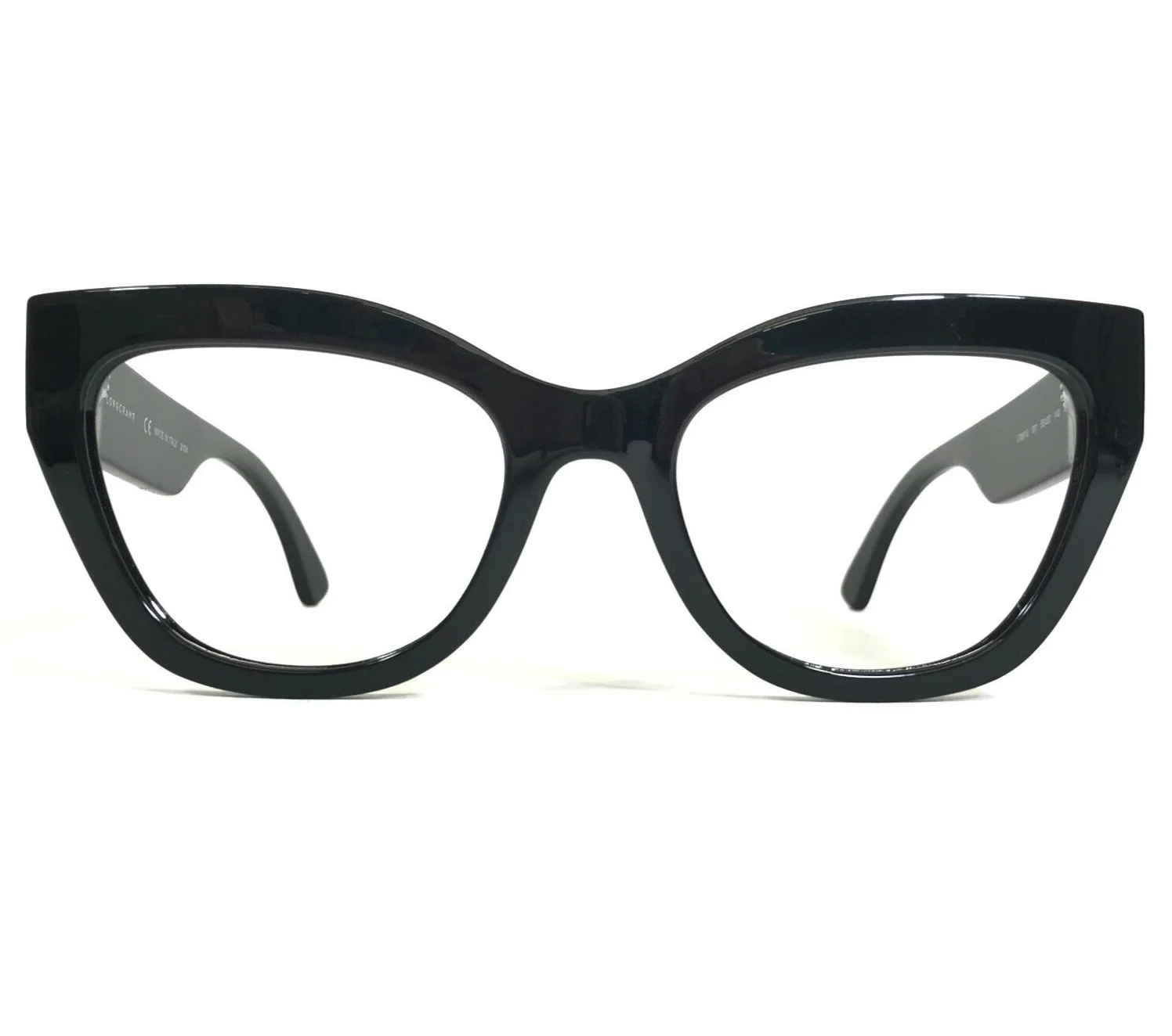 Longchamp Eyeglasses Frames LO691S 001 Black Oversized Thick Rim 55-20-140