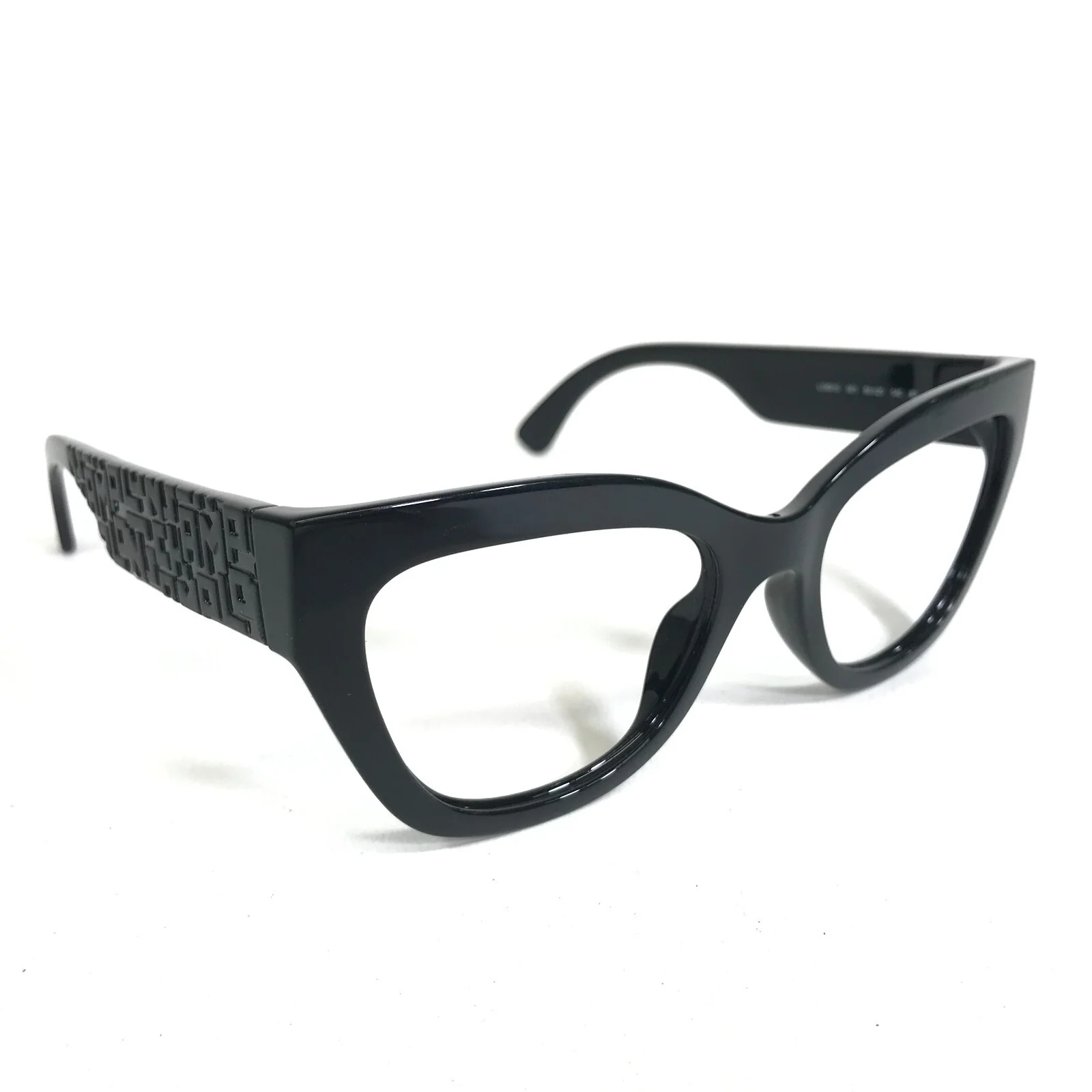Longchamp Eyeglasses Frames LO691S 001 Black Oversized Thick Rim 55-20-140 3