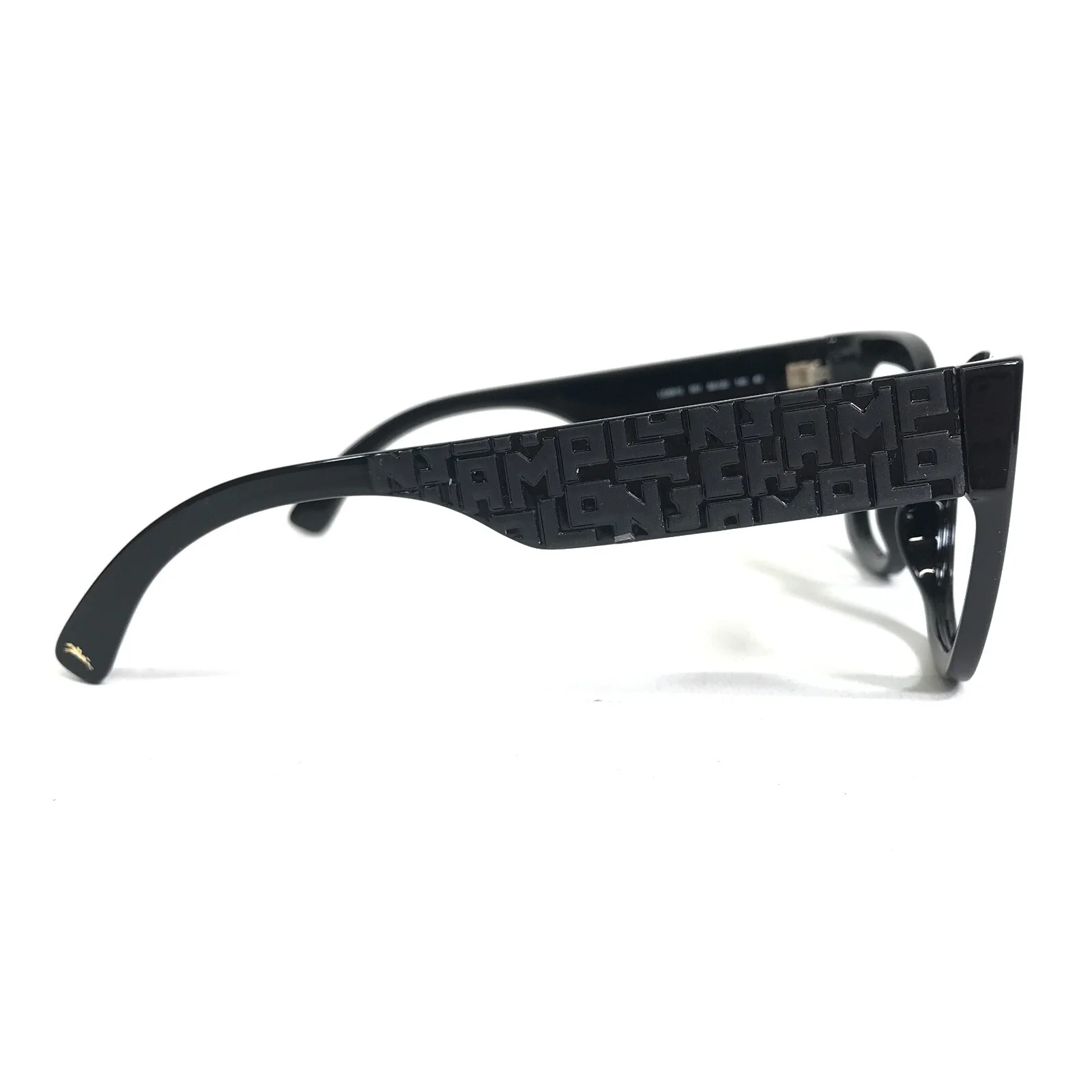 Longchamp Eyeglasses Frames LO691S 001 Black Oversized Thick Rim 55-20-140 4